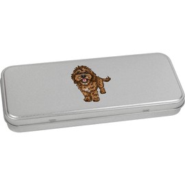 Azeeda 'Cockapoo' Metal Hinged Stationery Tin/Storage Box (TT00154963)