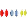 blntackle76 Set of 2 Water Balls Red, Yellow, Clear Oval
