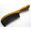 Myhsmooth Gb-yb-nt Handmade No Static Black Buffalo Horn Comb with