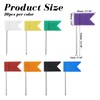 Pack of 160 Flag Pins, Colourful Marking Flags Pin Board,