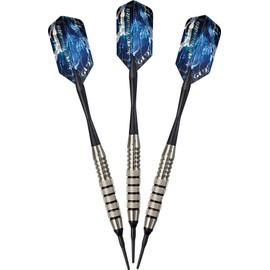 Viper Silver Thunder Soft Tip Darts, 5 Knurled Bands, 18 Grams