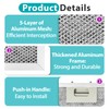 2Pcs WA0575 Range Hood Filter 14.4"x13.5"x0.35" Compatible with Vissani