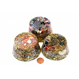 Orpanit® Orgonite Towerbuster "Spirit" M I 100% Real Orgonite I Protection Against EMF, 5G, Haarp, Radio Radiation I Real Orgone Energy for More Harmony I Health I Healing Stones
