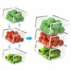 blitzlabs Wire Storage Basket Stackable Organizer Storage Baskets Bins Sturdy
