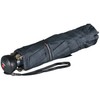 Knirps Minimatic SL Gents Print Men's Pocket Umbrella, Check-anthracite