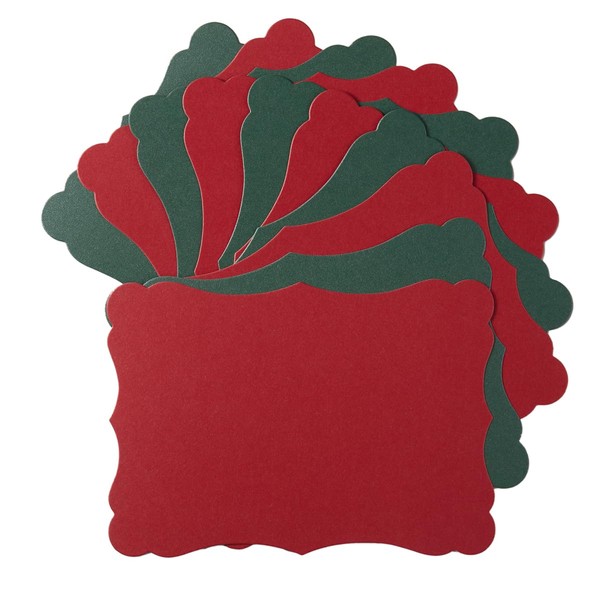 Homtable 50 Pack Shiny Blank Cardstock Greeting Cards for DIY