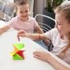 DAWRIS Twist Skewb Cube 3x3, 3D Stickerelss Speed Cube Puzzle