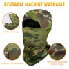 H HOME-MART Ski Mask,Balaclava Face Mask,Breathable Mesh Cooling Neck Gaiter,