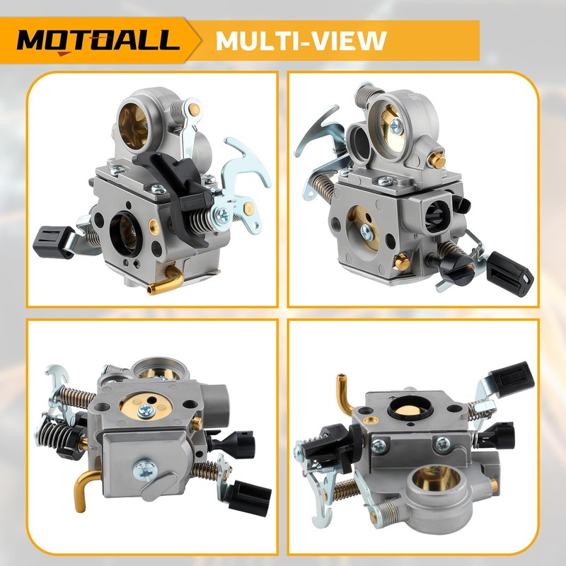MOTOALL MS391 Carburetor with gaskets for Stihl MS311 11401200601,11401200605 WTE-9A