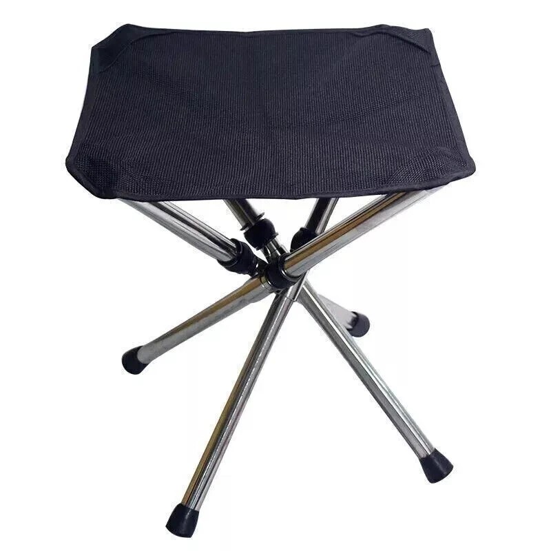 Unbranded Small Folding Camping Stool Outdoor Portable Camping Fishing Chair