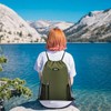 WANDF Drawstring Backpack Sports Gym Sackpack with Mesh Pockets Water