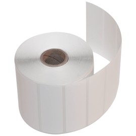 CompuLabel Direct Thermal Labels, 3-Inch x 1 Inch, White, Roll, Permanent Adhesive, Perforations Between Labels, 1300 per Roll, 12 Rolls per Carton (530638)