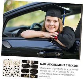 Beavorty 48sheets Unique Fingernail Decoration Stickers for Creative Nail Art Adornment Patches for Girls and Ladies Personalize Your Nails