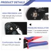 YMYP Ferrule Crimping Tool AWG 23-7 (0.25mm²-10mm²) with 1900PCS Ferrules