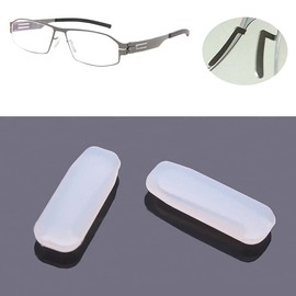 Eyeglass Nose Pads Silicone Sunglass Replacement for IC! Berlin Glass White
