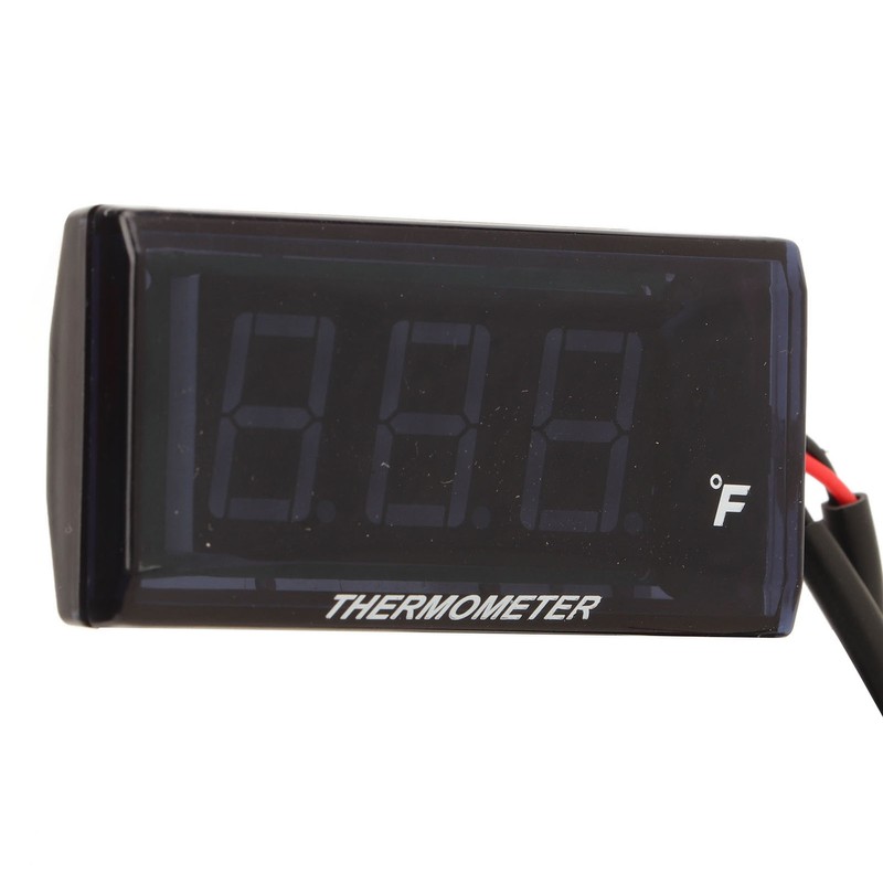 Water Temperature Gauge Fahrenheit Degree LCD Backlit Display Waterproof Water