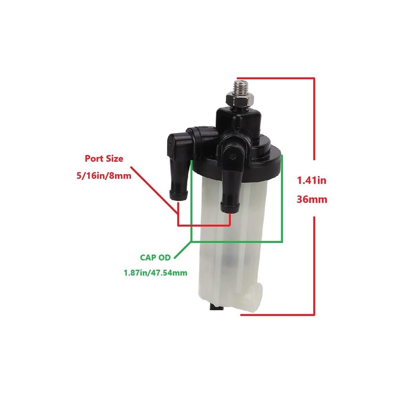 Fuel Filter Assembly for Yamaha 50HP 60HP 75HP 90HP 100HP