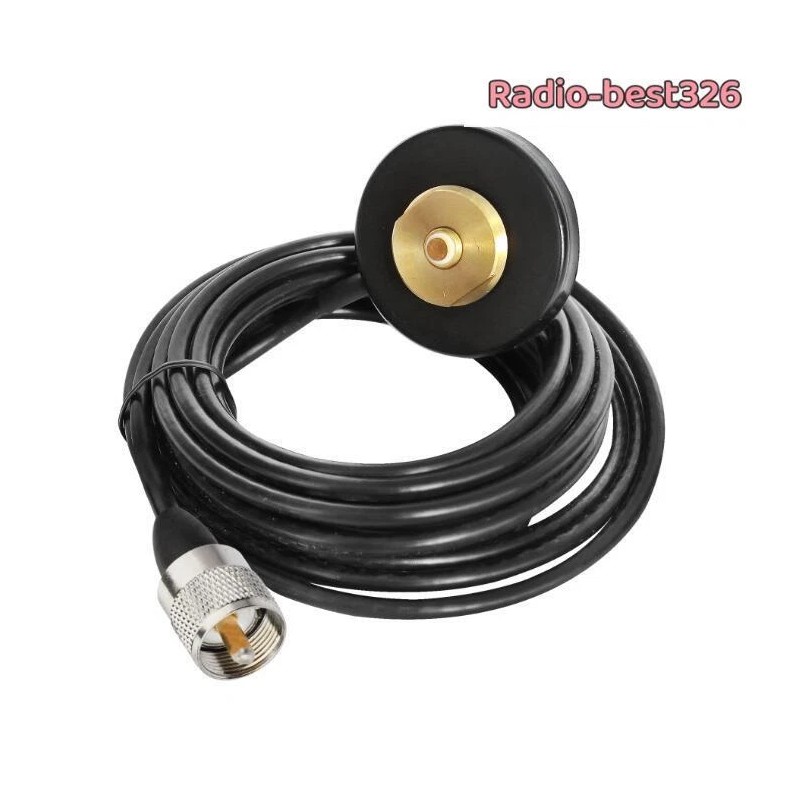 Universal Antenna NMO Mount Magnet Base With PL259 Plug For