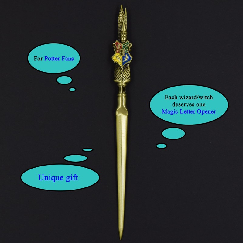 Letter Opener, Mail Envelope Opener, Wizarding Letter Openers Envelope Slitter,