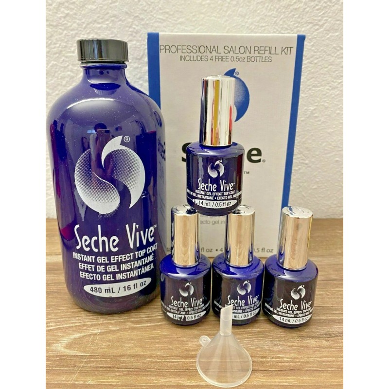 Seche VIVE Refill Kit Instant Gel Effect Top Coat 16