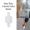 Check Valve, 8mm Plastic Inline Check Valve Disposable Check Valve