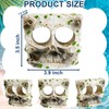 Exasinine Skull Aquarium Decoration Cave Fish Tank Skull Hideout Rock
