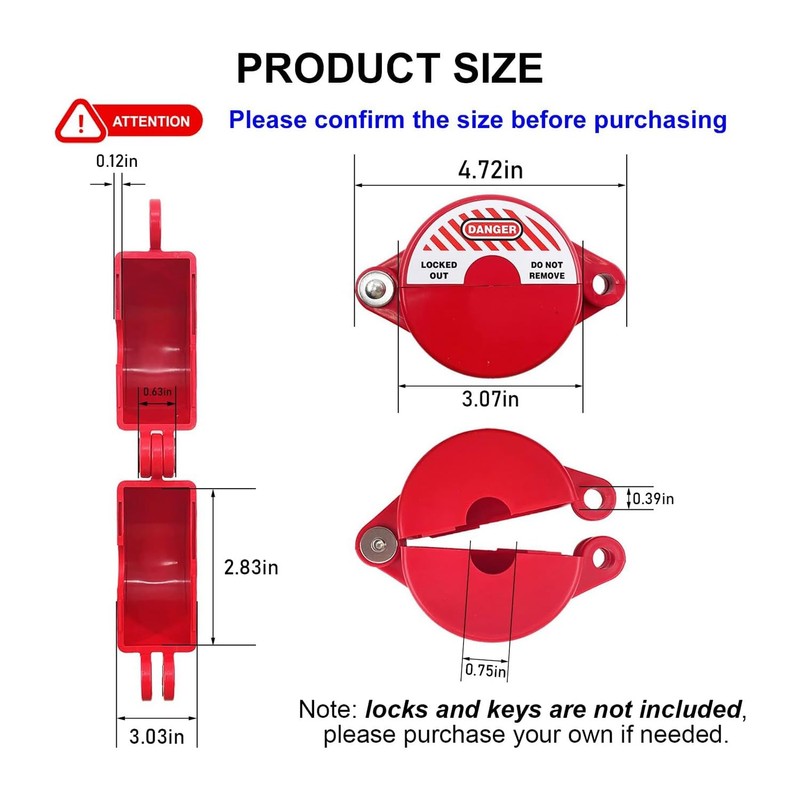 Outdoor Faucet Lock with Padlock - Water Spigot Lock, Hose