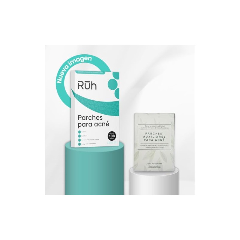 Parches para Acné 108 Pack – Parches Hidrocoloides Transparentes para