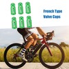 A ABSOPRO Tire Valve Caps Dust Covers for Bicycle Road