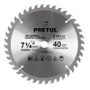 Pretul ST-740P, Disco sierra 7-1/4" para madera 40 dientes centro