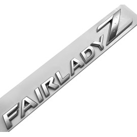 Generic 3D Silver Fairlady Z Letter car Sticker Emblem Badge for Rear Trunk Tailgate fair Lady, 3DBadge-FAIRLADYZ