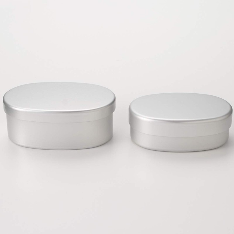 MUJI 15254620 Aluminum Lunch Box, Large, Approx. 15.9 fl oz