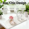 2 PCS Water Absorbing Diatomite Coasters, Stone Drying Mat for