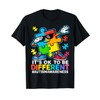 Autism Dabbing Puzzle It's OK To Be Different Autism T-Shirt