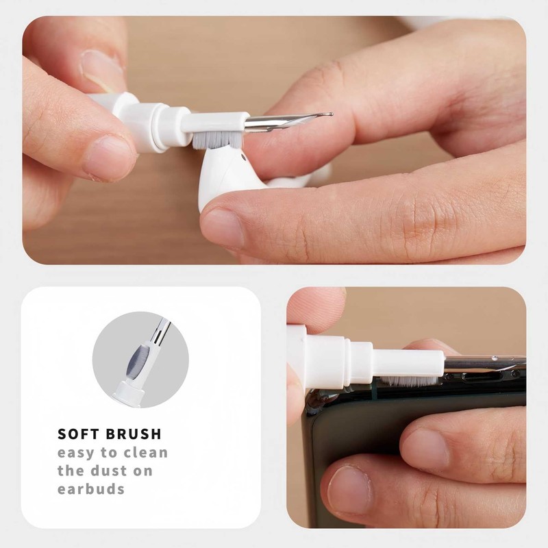 Ultimate Earbud Cleaning Kit – Multi-Function Cleaning Pen-Precision Tools for