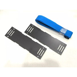 GM 1/5 TRAXXAS  XRT 8s Carbon Fiber BATTERY TRAYS Blue