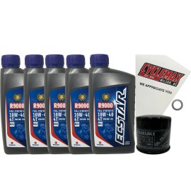 Cyclemax Genuine OEM Full Synthetic Oil Change Kit fits 2001-2003 Suzuki GSF-600