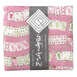 Shirayuki Fukin Alice Macaron in Wonderland, Made in Japan, Chlorine Bleach, Supple Texture, Pink
