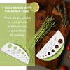 Leogony 7 Holes Herb Stripper Tool, Stainless Steel Herb Cutter