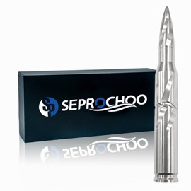 Car Truck Bullet Antenna 50 Cal Bullet Antenna Universal Replacement for GMC Sierra 1500 Chevy Dodge Ram Silverado 1500 2500 3500 Ford F150 F250 F350 Accessories Spiral Pattern (Silver, 5.5inch)