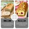 PRETYZOOM 6pcs Non-Stick Anodized Aluminum Alloy Rectangular Baking Pans for