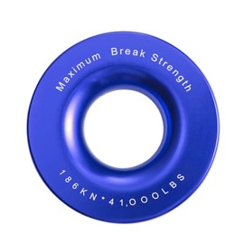 Riloer 41000lbs Car Winch Rope Tow Recovery Ring, Truck Tow Rope Loops Snatch Block