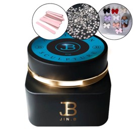 classic nail Jinbee Ivy Soak Off Edition Sculpture Gel 40g whole gel + 30 parts Clear Gel Builder Gel / 진비 아이비 쏙오프 에디션 스캅춰 젤 40g 통젤+파츠 30개 클리어젤 빌더젤