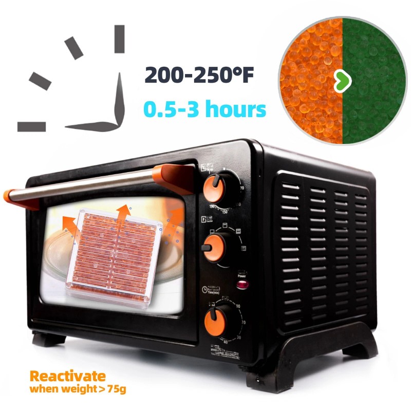 Wisesorb 45 Gram 8 Pack Hard Plastic Silica Gel Desiccant