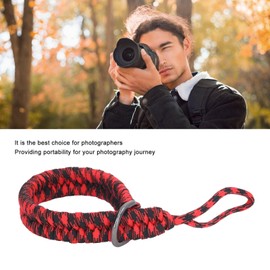 GOWENIC Correa para la Muñeca de la Cámara, Cordón para la Muñeca de la Mano de 35 Cm de Largo para Fotógrafos de Cámaras DSLR sin Espejo, Fácil de Instalar (Rojo)