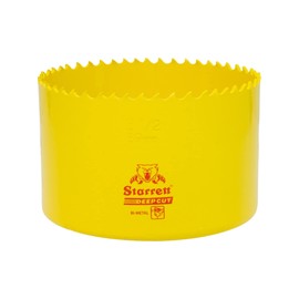Starrett Deep Cut Hole Saw - DCH0312 Heavy Duty Bi-Metal with Extra Cobalt HSS Teeth - For Metals Wood Cast Iron Fibreglass Plastic Materials - 89mm