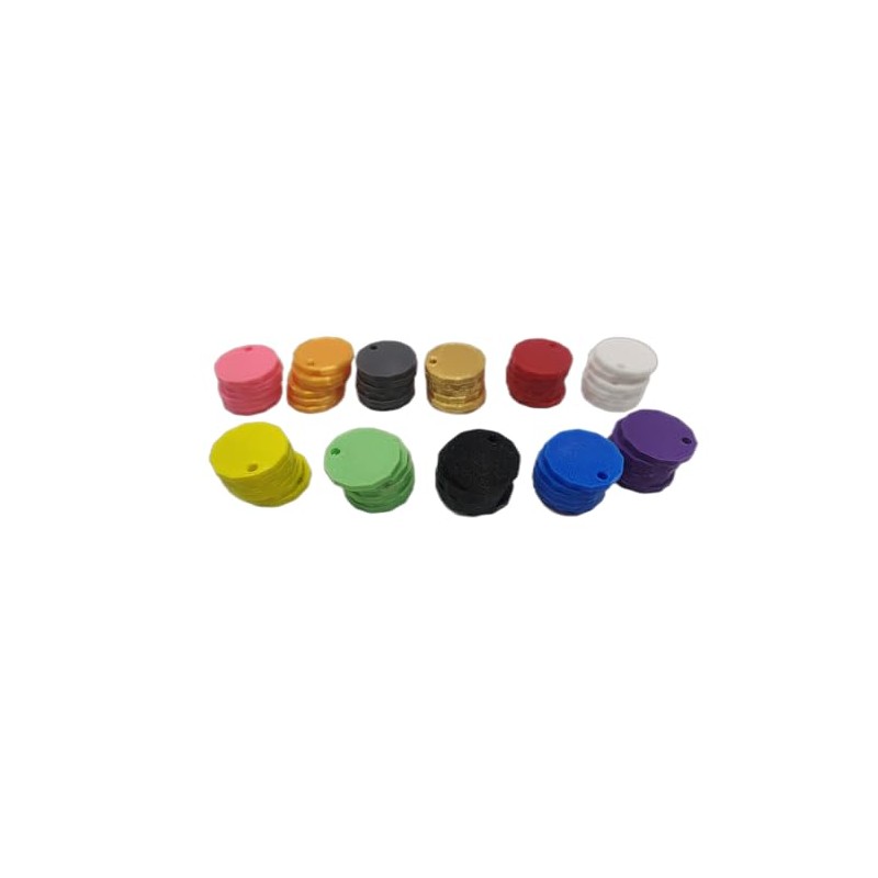 eTech4Us 6 Pack Mixed Trolley Coin Token Removable Supermarket £1
