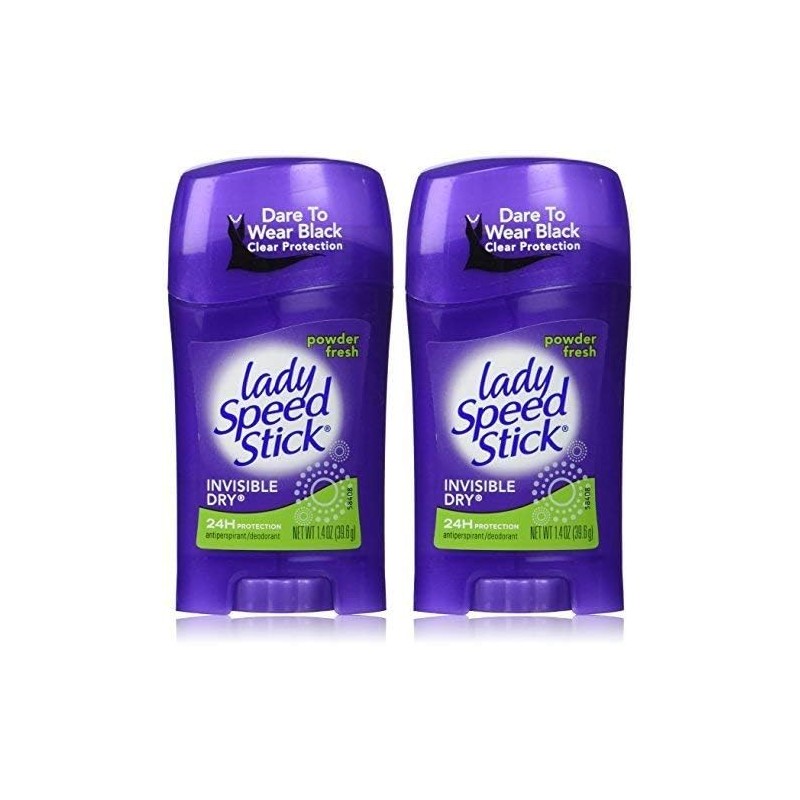 Lady Speed Stick Invisible Dry, Powder Fresh Antiperspirant Deodorant, Net