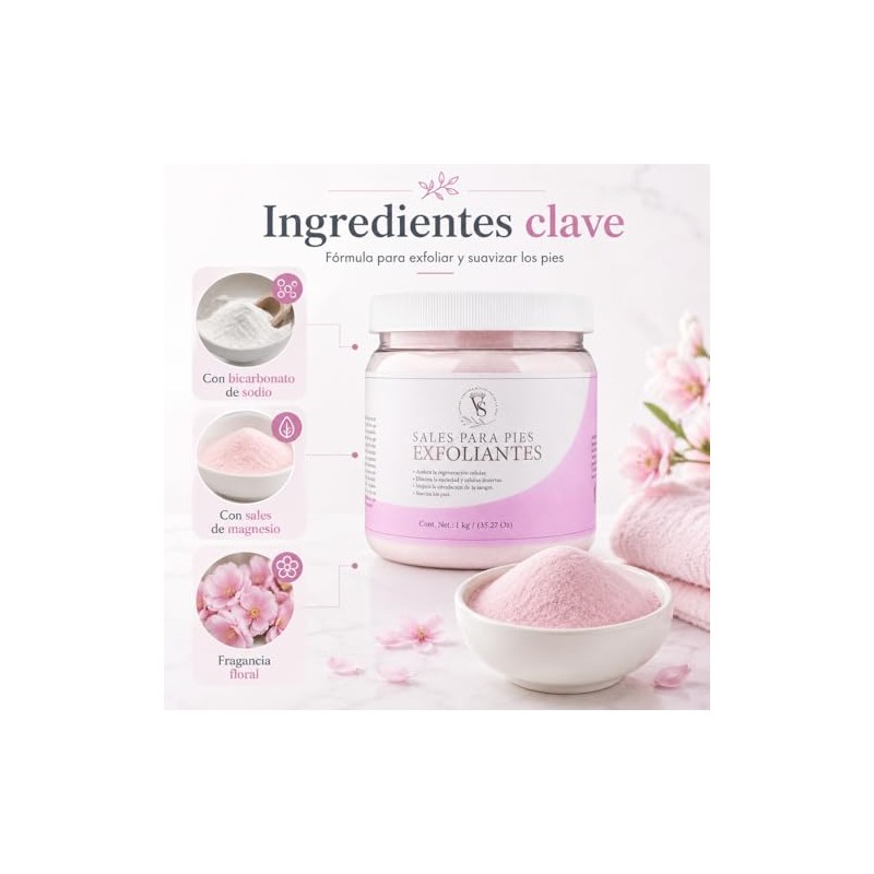 Sales Exfoliantes Para Pies Suavizantes 1k SPA