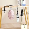 Heavyrain Desk Edge Hook Hanger, No Drilling Headphone Holder with